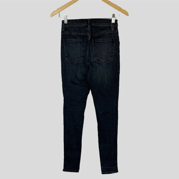 J. Crew 9” High Rise Toothpick Jean Charcoal Wash H2651 26 EUC - Picture 4 of 8